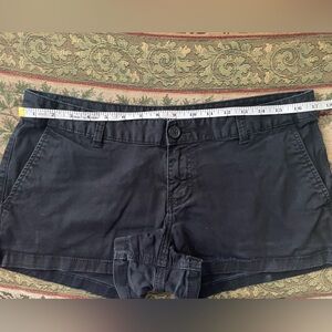 Mossimo Supply Co. Faded Black Short Shorts